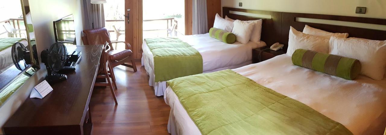 Hotel Y Cabanas Las Mellizas - Caja Los Andes 洛斯安赫莱斯 外观 照片