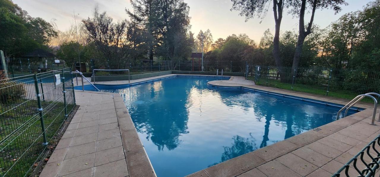 Hotel Y Cabanas Las Mellizas - Caja Los Andes 洛斯安赫莱斯 外观 照片